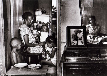 Ella Watson and Her Grandchildren, 1942