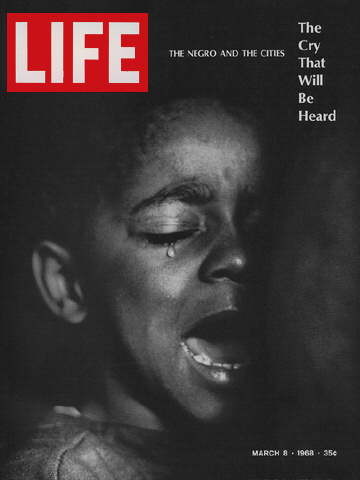 Photo from Life magazine -The Cry That Will Be Heard, 1968