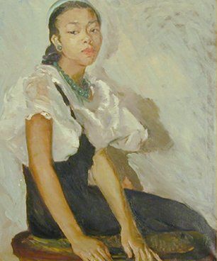 Girl in Green Cap