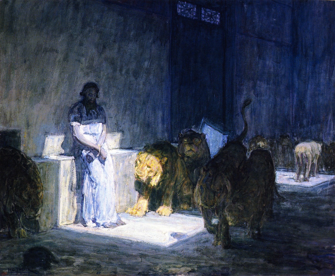 Daniel in the Lion's Den by Henry Ossawa Tanner
