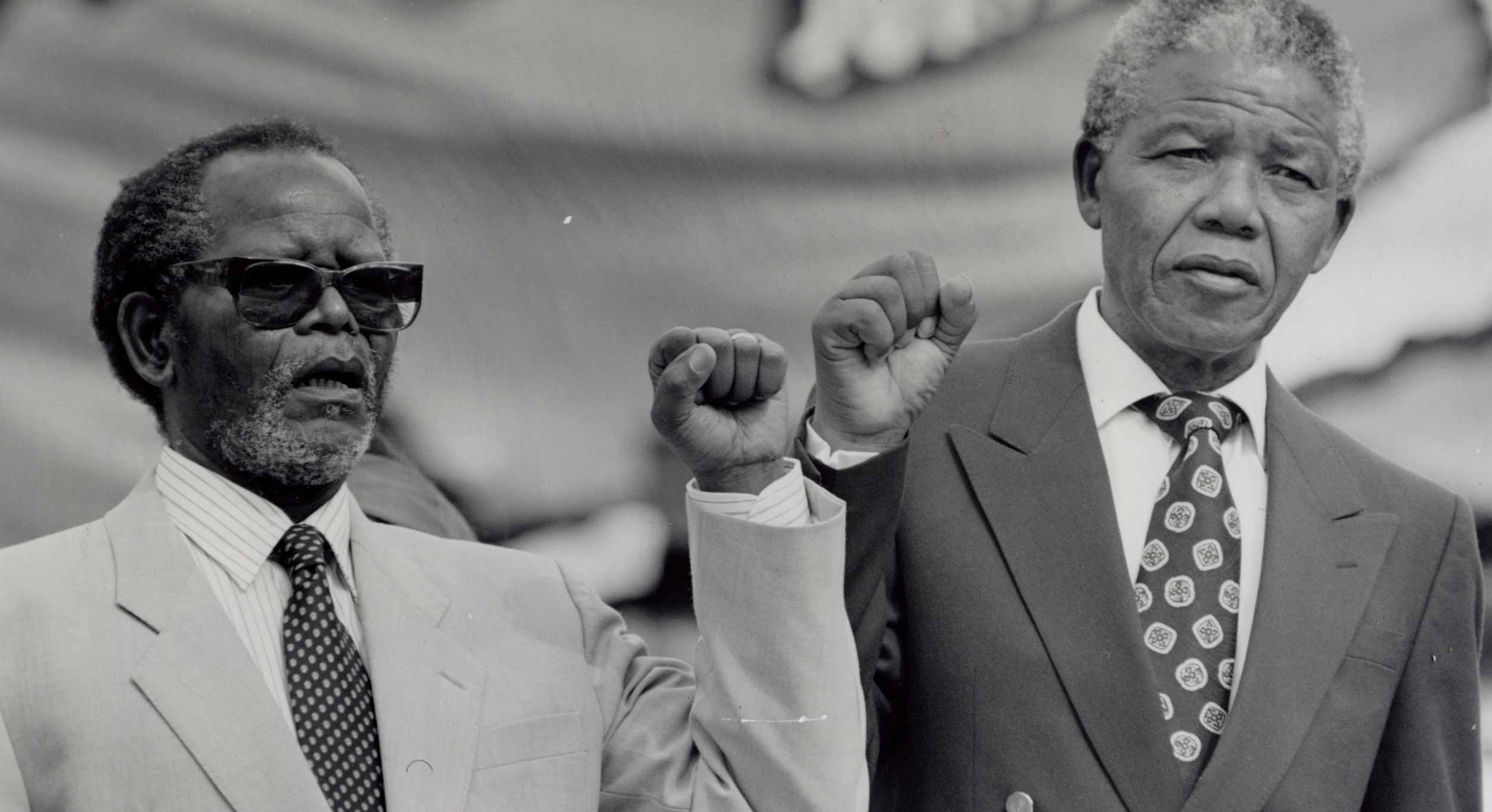 Oliver Tambo and Nelson Mandela